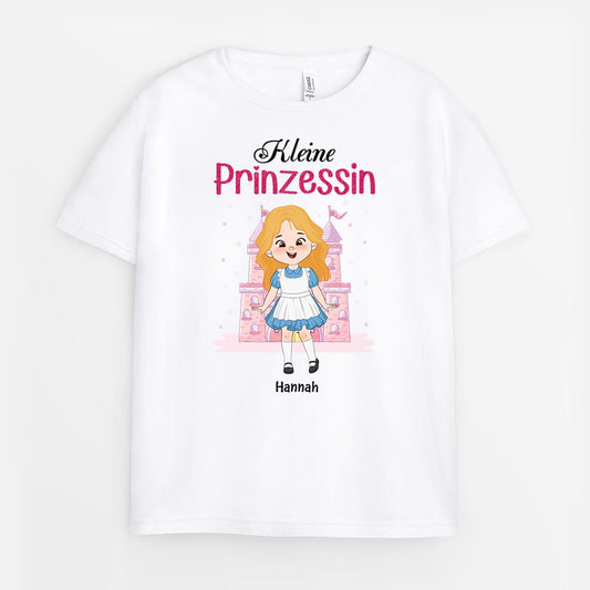 3512AGE1 kleine prinzessin  niedliches t shirt fur madchen personalisiert