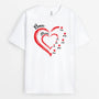 3525AGE2 opa papa das herz kinder die sterne  personalisieretes t shirt fur opas und papas