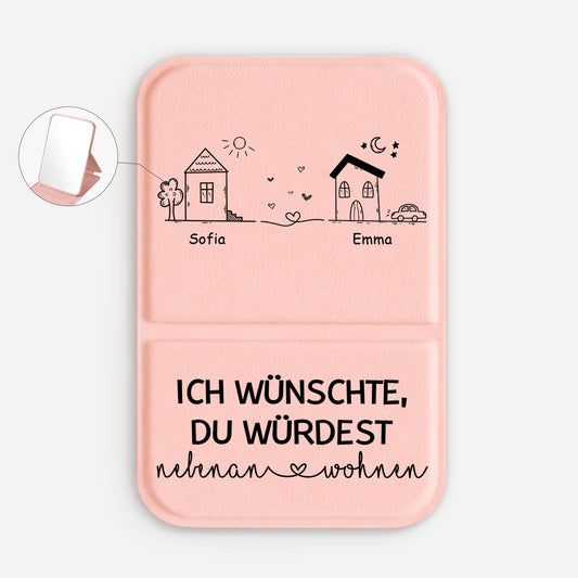 3535AGE1 ich wunschte du wurdest nebenan wohnen personalisierte geschenke beste freundin  taschenspiegel 3535aj6q5f