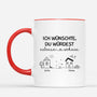 3535MGE2 ich wunschte du wurdest nebenan wohnen  personalisierte tasse fur freunde