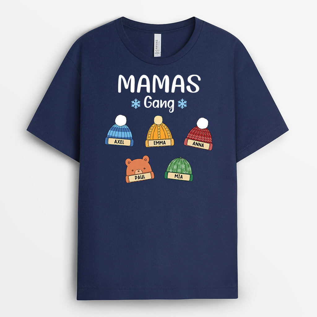 3541AGE2 opas papas bande beanies  personalisiertes t shirt fur manner