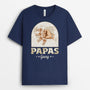 3546AGE2 opas papas bande karte hand geballt  personalisierte t shirt fur manner