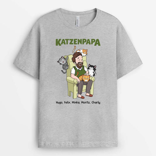 3557AGE2 katzenmama kuschelzeit mit meiner stubentiger  personalisiertes t shirt fur damen