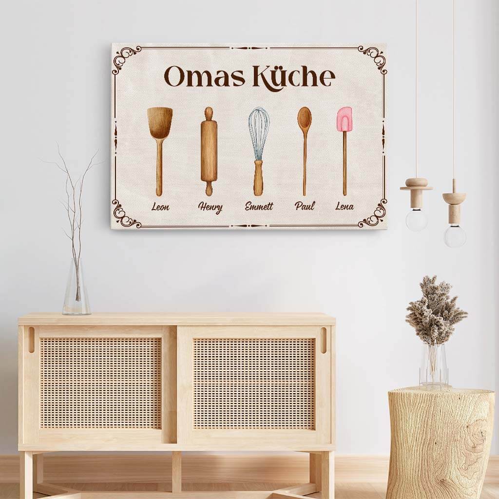 3565CGE3 omas mamas kuche  personalisierte leinwand fur frauen