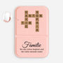 3591AGE1 familie wo die liebe beginnt und niemals endet personalisiertes kreuzwortratsel geschenk  taschenspiegel 3591ajsq5i