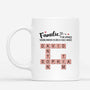 3592MGE1 familie ist immer durch das herz verbunden  personalisierte tasse fur die familie mit kreuzwortratsel design