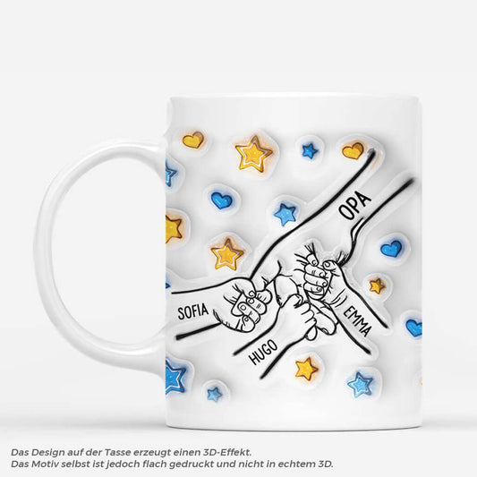 3605MGE2 opa und enkelkinder hand in hand sterne und herzen  personalisierte tasse mit 3d inflated effekt fur opas_2b19357d 6ab3 4ac0 9a0e d4d75b867df5