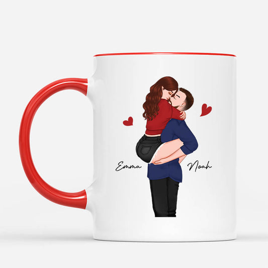 3651MGE2 ich habe dich kennengelernt du hast mir gefallen ich liebe dich ich behalte dich fur immer dein deine  romantische tasse fur paare personalisiert