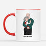 3664MGE2 ich liebe dich uber alle sterne hinaus  personalisierte tasse fur paare