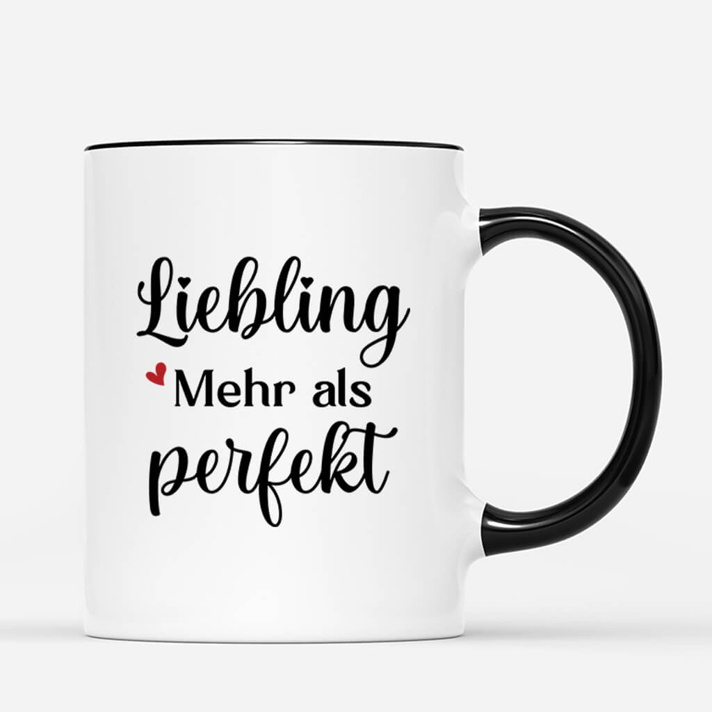 3666MGE3 liebling mehr als perfekt  personalisierte tasse fur paare