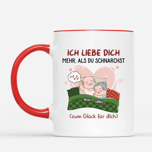 3672MGE2 ich liebe dich mehr als du schnarchst  lustige tasse fur paare personalisieren