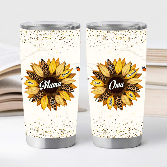 3827TGE4 sonnenblume fur oma mama  personalisierter tumbler 20oz fur frauen 3827T5E3A