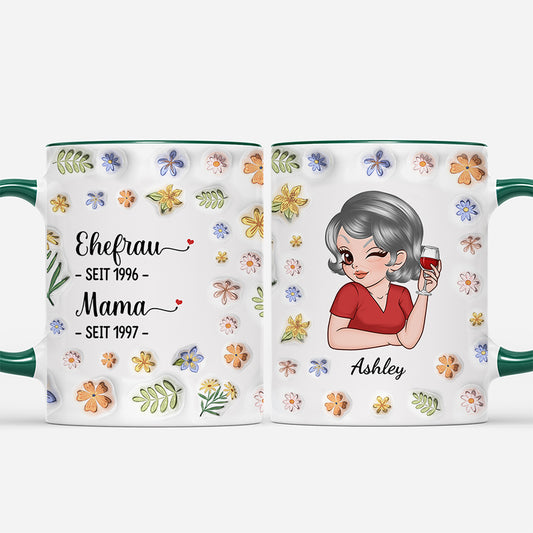 3898MGE2 3d druck effekt ehefrau mama oma seit personalisierte tasse fur mamas 3898MTL8C