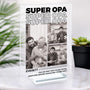 4065RGE2 bester papa personalisierte acryl plakette papa mit foto 4065RTM5B