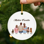 4130OGE2 familie mit hund katze personalisierte keramik ornamente familie_ 4130O6T5I