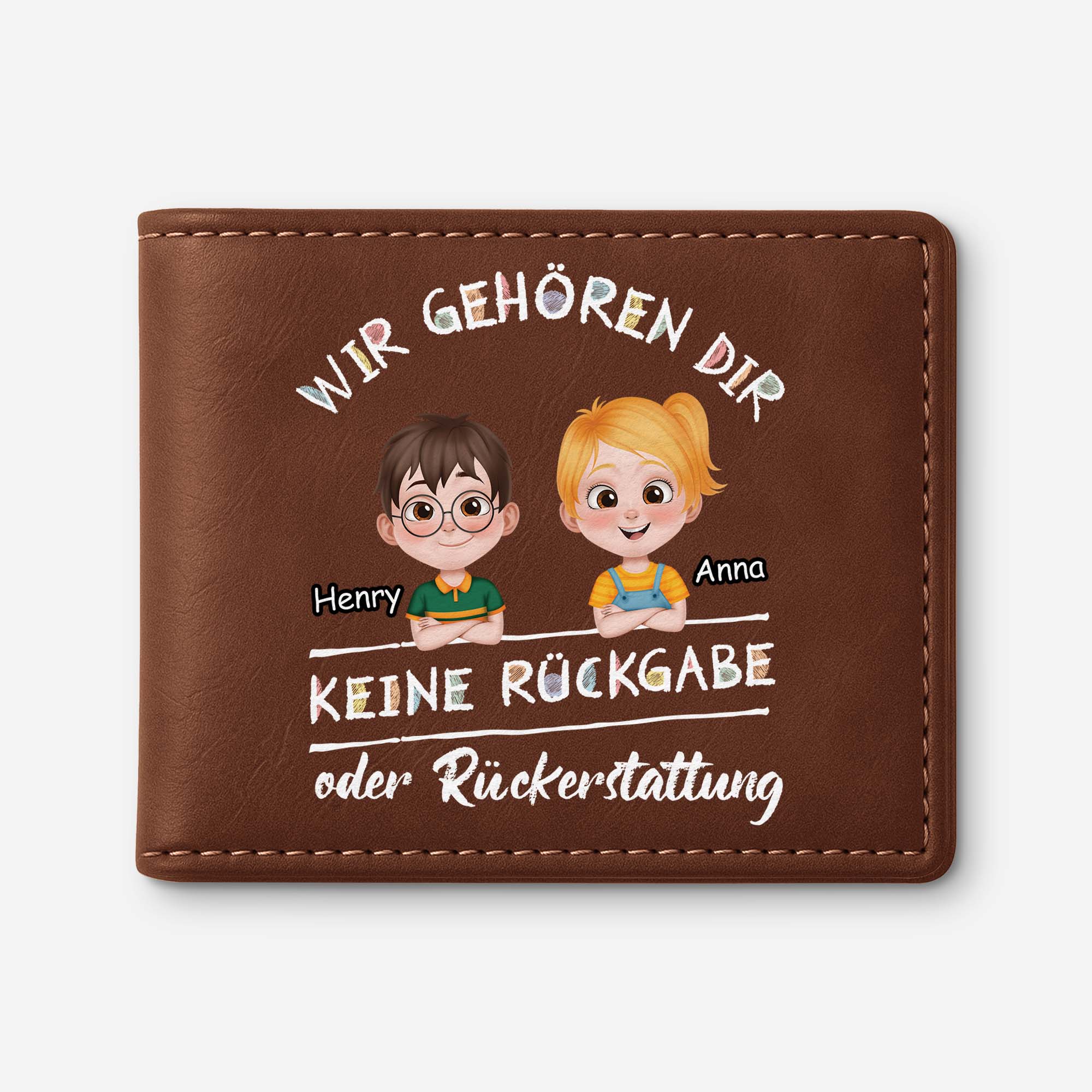 4143JGE1 keine ruckgabe oder ruckerstattung lustige geldborse herren personalisiert_ 4143J