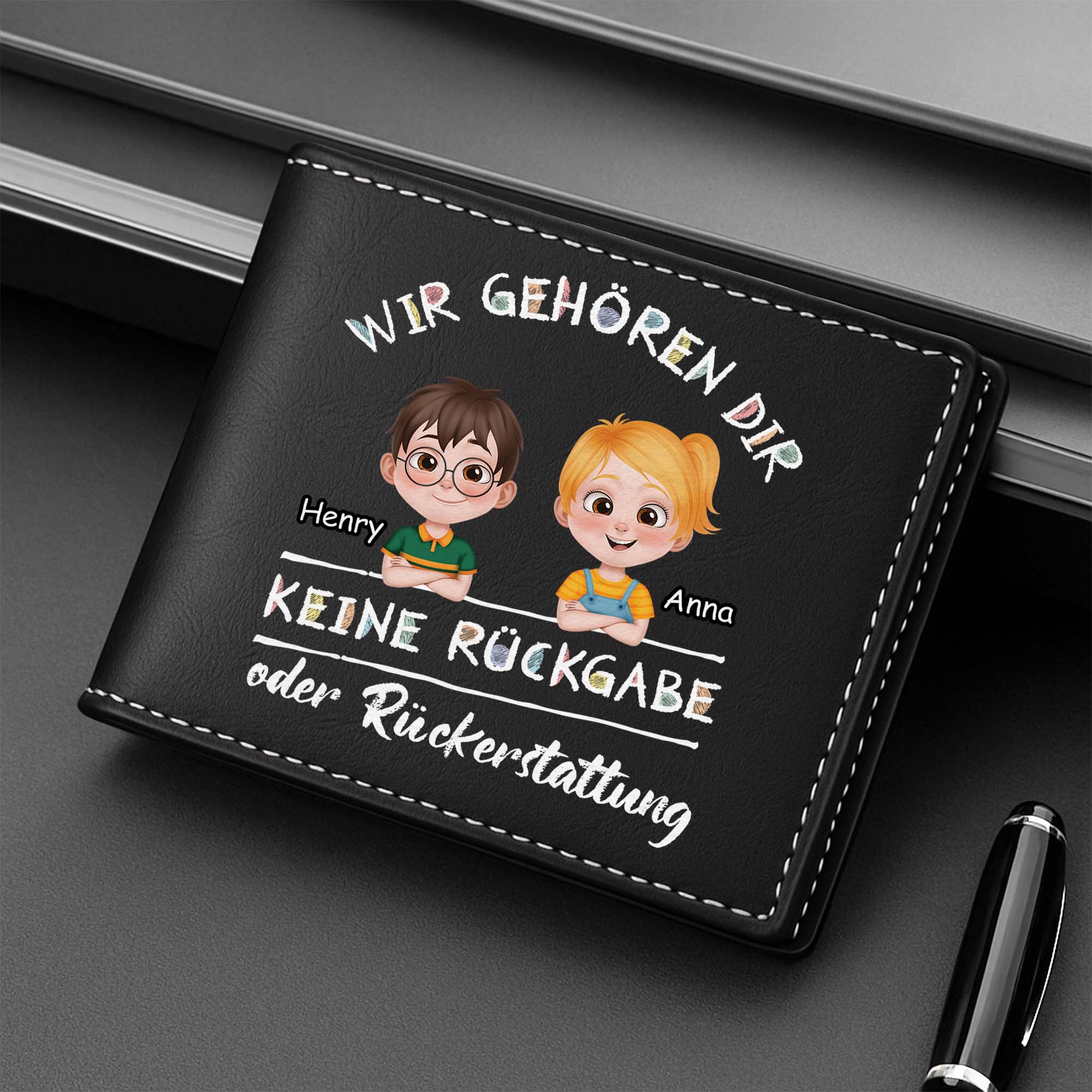 4143JGE2 keine ruckgabe oder ruckerstattung lustige geldborse herren personalisiert_ 4143J