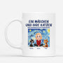 4180MGE1 ein madchen und ihre katzen cartoon katzen tasse personalisiert_ 4180MTK5D