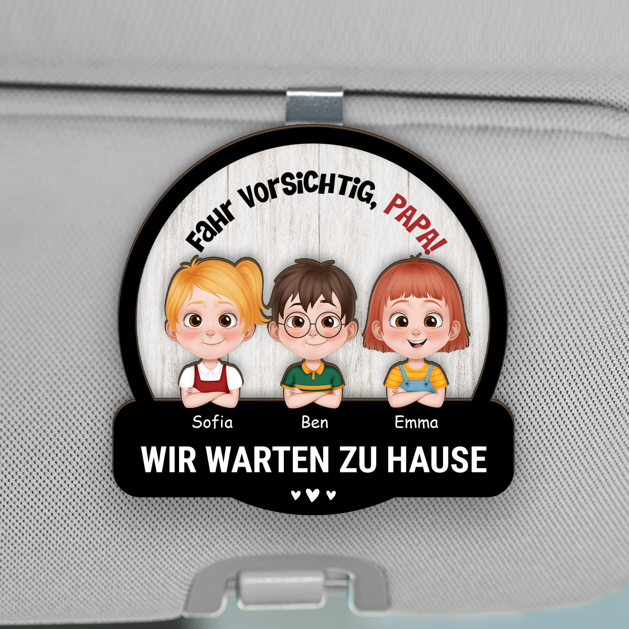 4190GGE1 fahr vorsichtig personalisierter auto visier clip fur mama 4190G9L0B