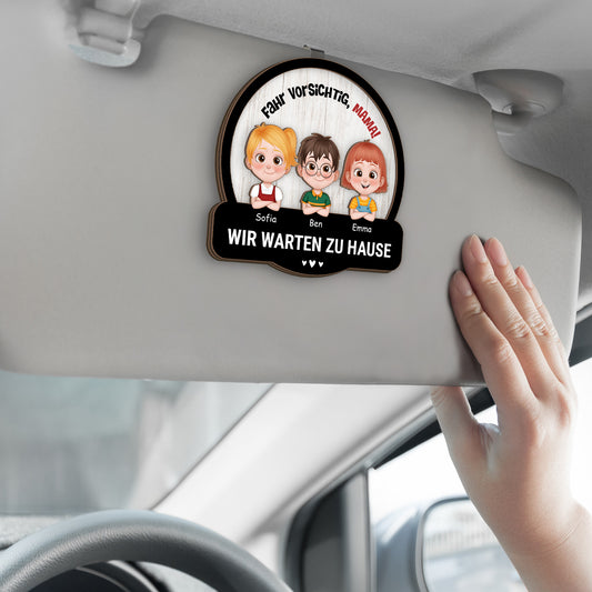 4190GGE2 fahr vorsichtig personalisierter auto visier clip fur mama 4190G9L0B