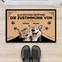 4199DGE2 gaste nur mit zustimmung der hunde fussmatte hund personalisieren_ 4199D_edd91be0 b22f 432a 8d2b 0bf46219ba2f