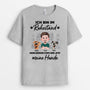 4263AGE2 meine einzigen chefs sind jetzt meine hunde personalisierte hunde t shirts 4263ATK0C