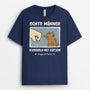 4272AGE2 echte manner kuscheln mit katzen lustiges t shirt katze personalisiert 4272ATQ8D
