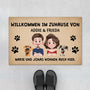 4275DGE1 willkommen bei personalisierte fussmatte hund_ 4275D8I0C