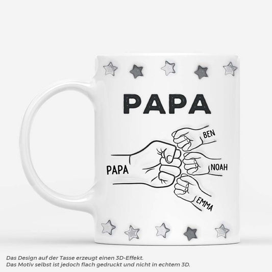4281MGE1 3d druck effekt papa und kinder faust personalisierte tasse papa_ 4281M8Q5B_ed6a0767 274f 4b8c 85a2 f53d1cff2360