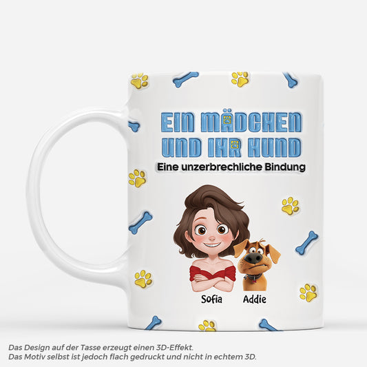 4282MGE1 3d druck effekt eine frau und ihr hund personalisierte tassen hund_ 4282MTK0C_ad36f966 615a 44e4 85ed faa212023f92
