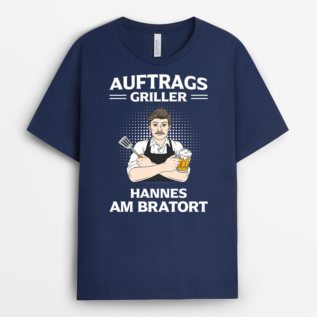 4293AGE2 grillmeister personalisierte t shirts herren 4293AKA8B