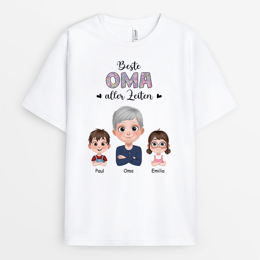 4368AGE1 beste oma aller zeiten cartoon oma t shirt personalisiert_ 4368AK4NA