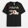 4396AGE1 papa und kinder mit faust vintage t shirt papa personalisiert_ 4396AKL3B