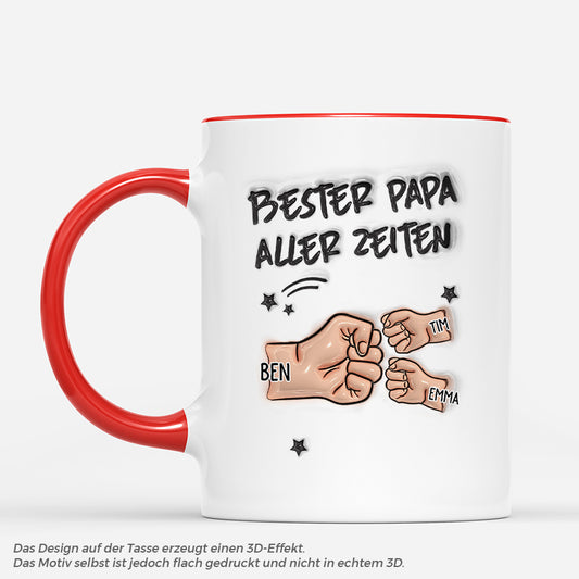 4422MGE2 3d druck effekt bester papa aller zeiten faust personalisierte tasse papa 4422M6L5B_1b337425 39a3 445a 95cd 3cc123a89f0b