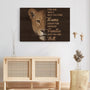 4434CGE3 fur die welt bist du eine mama lowe personalisierte leinwand mama 4434C6TNA
