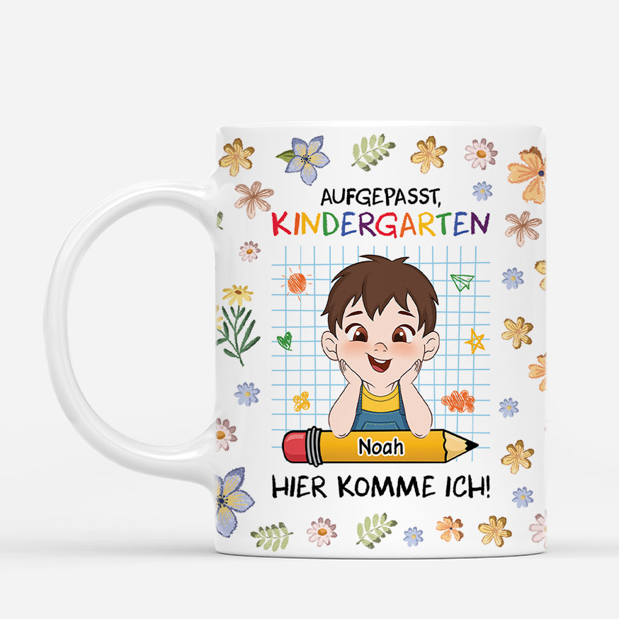 4452MGE1 achtung vorklasse personalisierte tasse fur kinder 4452MKQ0K