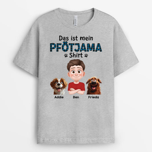 4466AGE2 das ist mein pfotjama shirt t shirt hund personalisiert 4466AKK0C