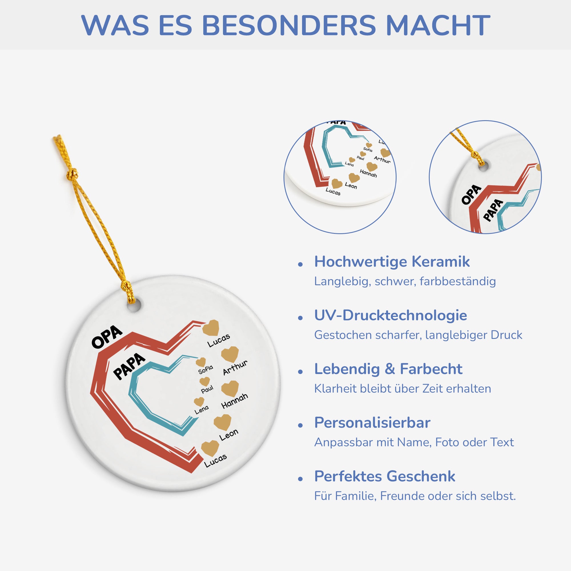 4492OGE4 herzen papa opa personalisierte keramik ornamente_ opa 4492OTMAB