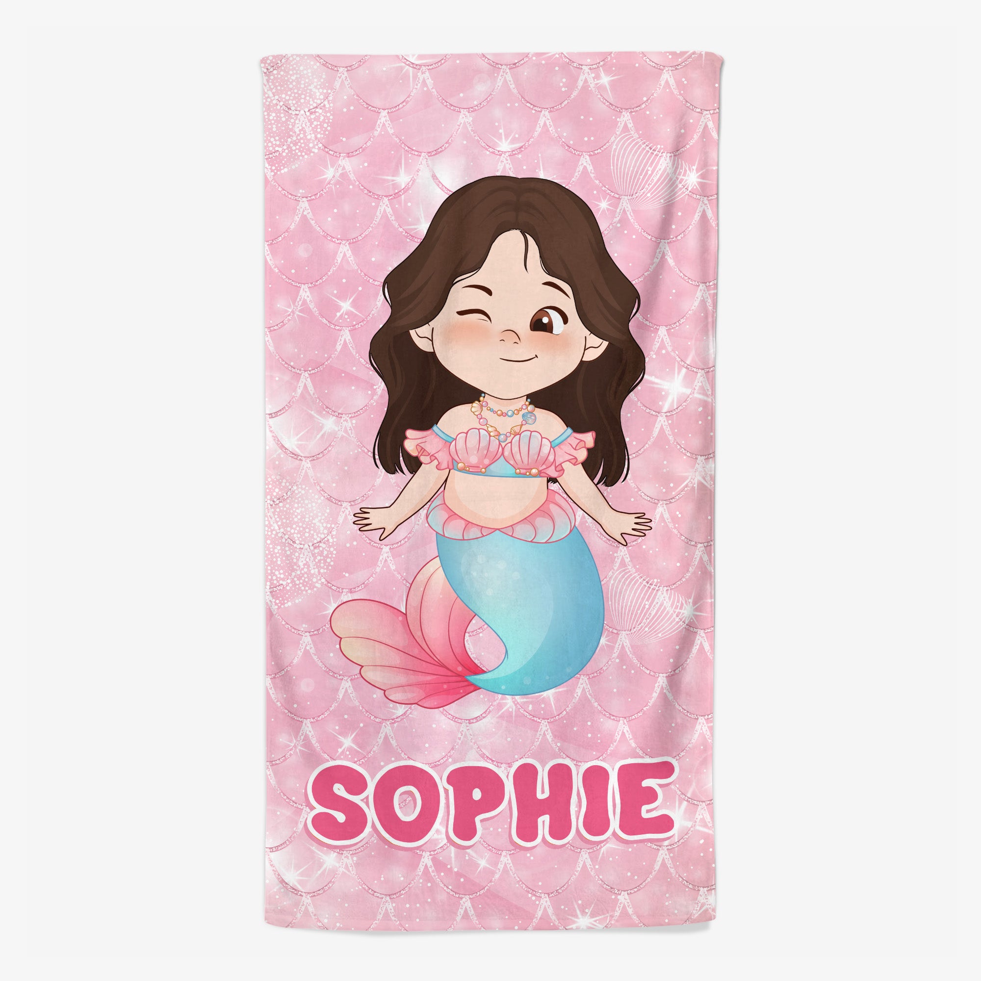 4538BGE1 chibi kleine kinder personalisierte strandtucher_ 4538BKQ0K