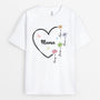 4540AGE1 zuerst mama jetzt oma blumen das herz oma t shirt personalisiert_ 4540A5DAA