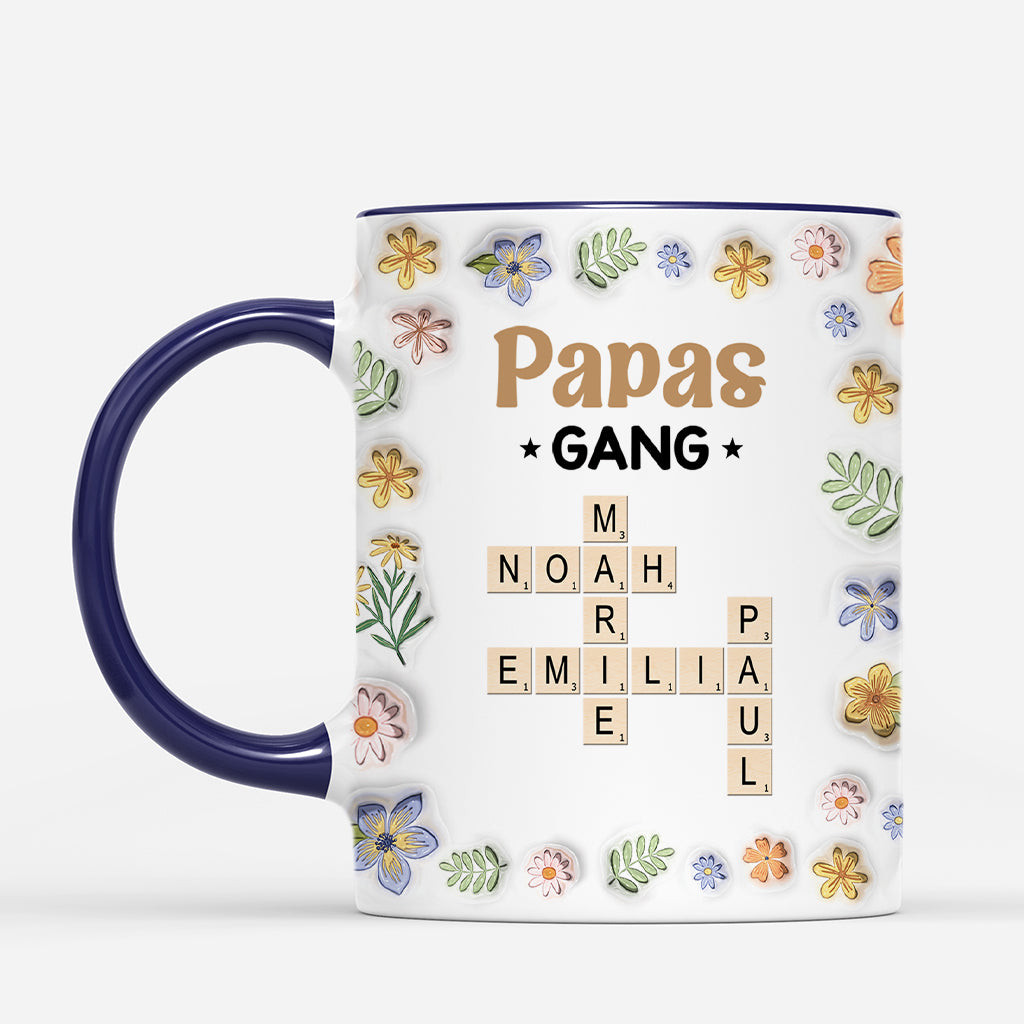4572MGE2 3d druck effekt mamas gang blumen kreuzwortratsel personalisierte tasse mama_ 4572M8T5A