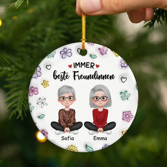 4600OGE2 3d druck effekt schwestern beste freundinnen fur immer personalisierte keramik tasse 4600O3M0F