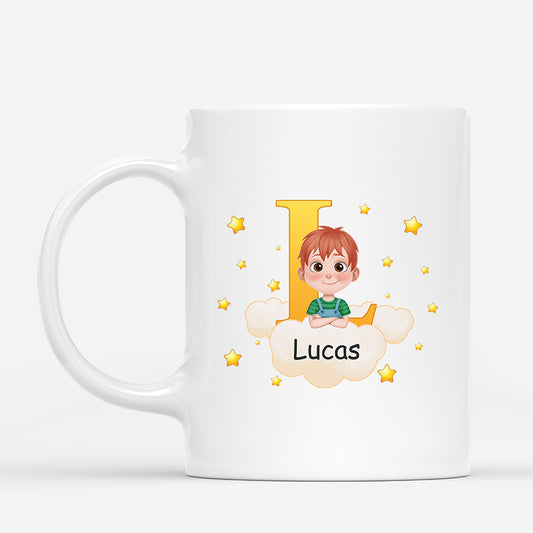 4606MGE1 kind und sterne personalisierte tasse kinder 4606MKV0K