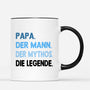 4608MGE3 papa der mann der mythos die legende personalisierte tasse papa 4608MKL5B