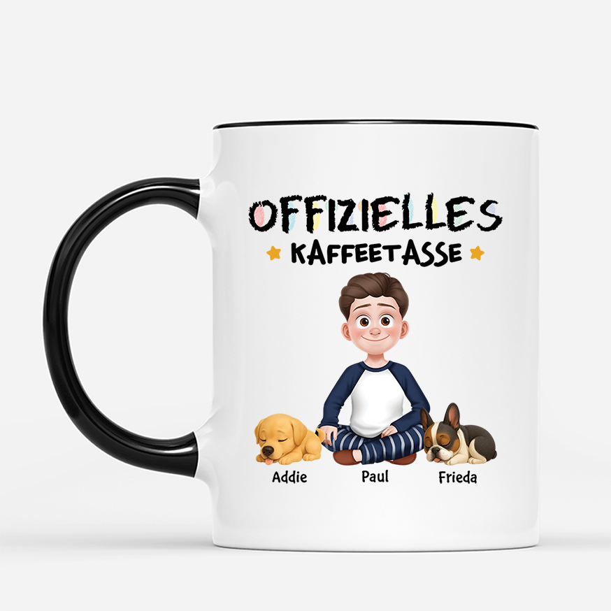 4618MGE2 offizielle tasse personalisierte tasse hund_ cartoon buntstifte 4618M8T0C_ec94546e 3bd5 4472 9702 183775982aec