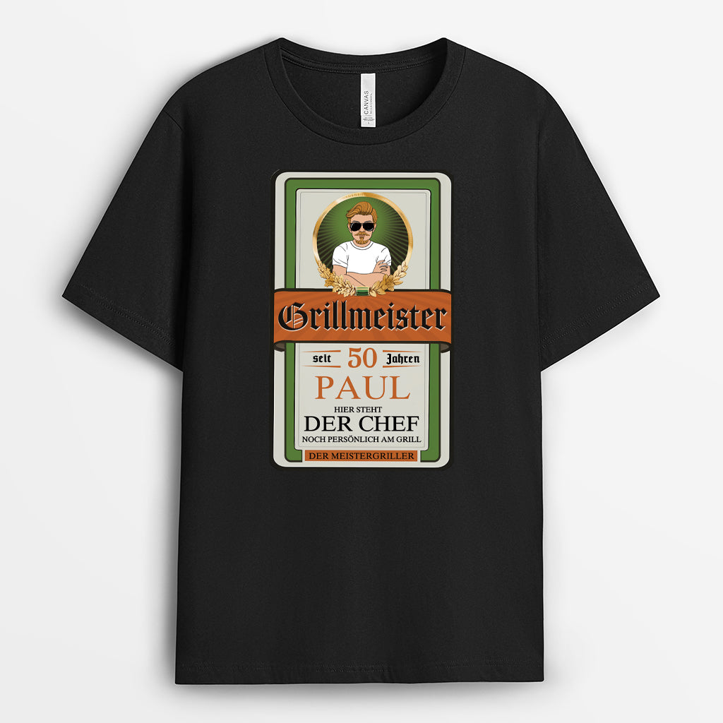 4634AGE1 der meistergriller personalisierte t shirts manner 4634AKLAB