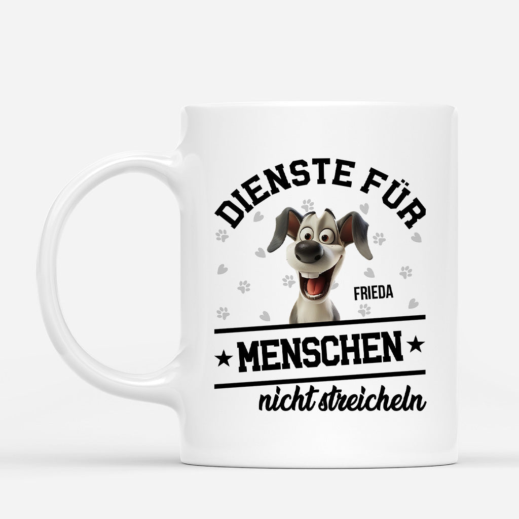4639MGE1 dienste fur menschen personalisierte tassen hund_ 4639M8IMC