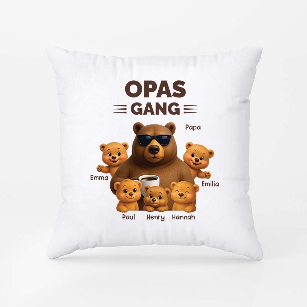 4675PGE2 papas gang comic baren papa kissen personalisiert 4675P3T5B