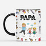 4824GE2 3d druck effekt papa der mann der mythos die legende personalisierte tasse papa 4824