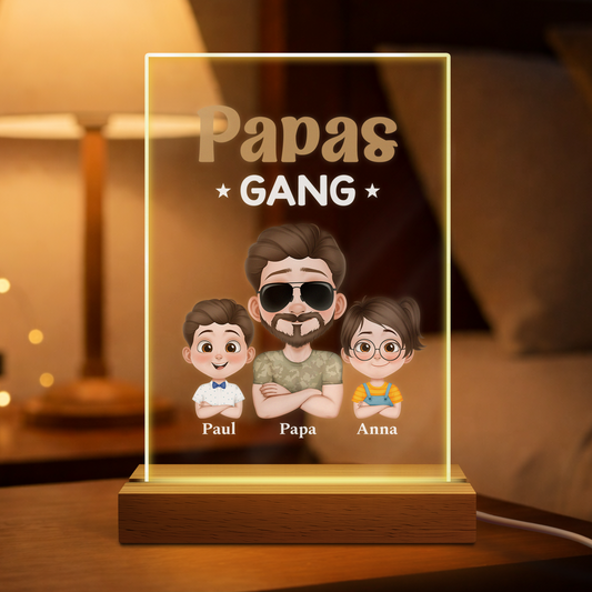 4861LGE1 papas gang personalisiertes geschenk  nachtlicht_ papaopa flecktarn 4861l